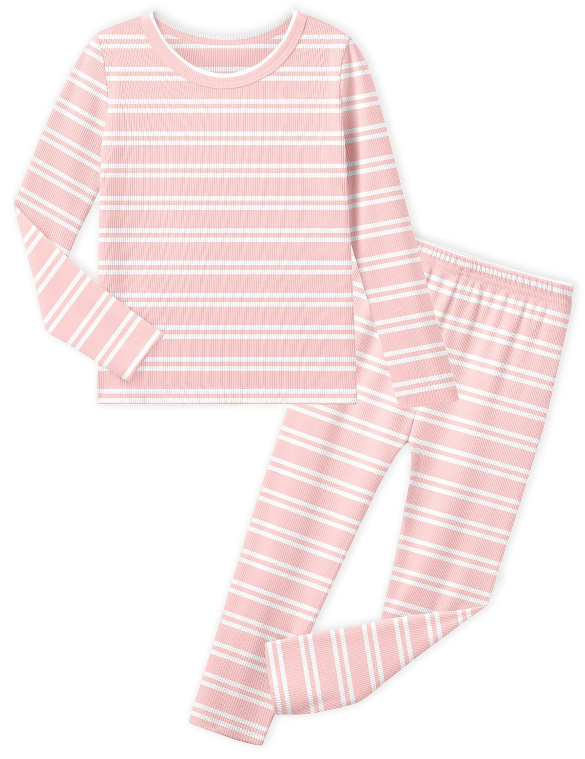 Arshiner Girls Pajamas 2 Piece Snug Fit Kids Pjs Set Long Sleeve Sleepwear