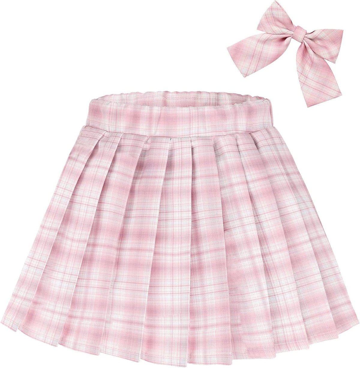KEREDA Girls Pleated Mini Skirt High Waist Tennis School Uniform Skirts