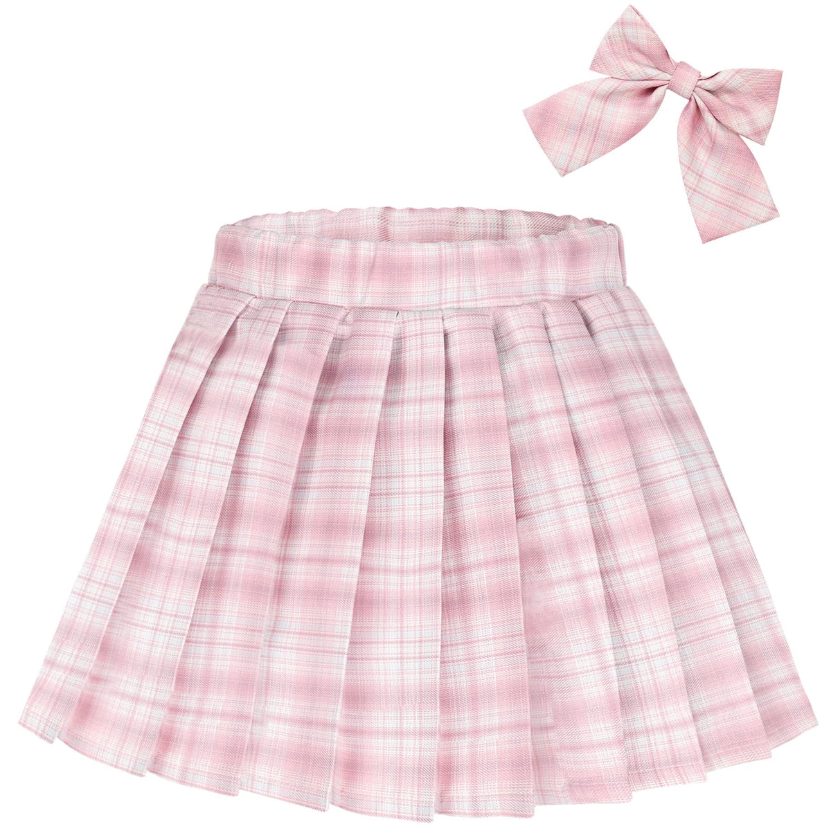 KEREDA Girls Pleated Mini Skirt High Waist Tennis School Uniform Skirts