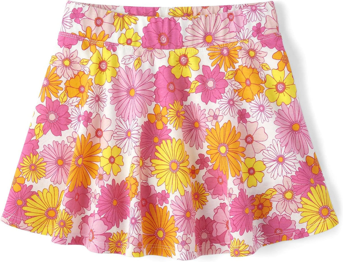 The Children's Place Girls' Active Pull on Stretchy Skort
