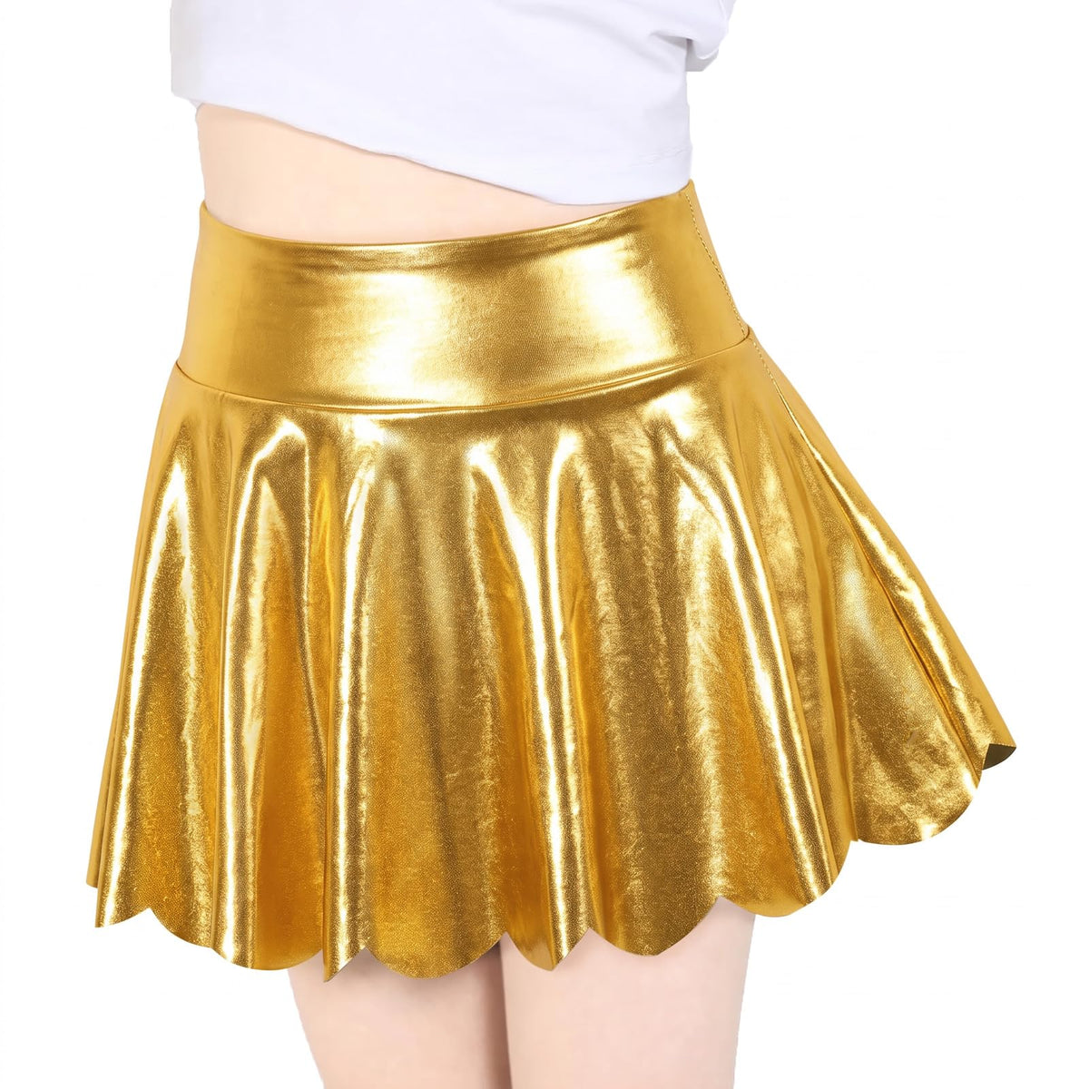 Haloumoning Girls Skorts Flowy Athletic Shorts Kids Tennis Golf Skirts