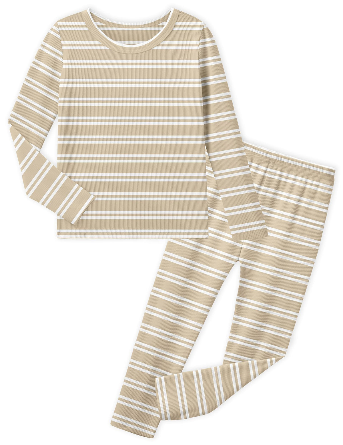 Arshiner Girls Pajamas 2 Piece Snug Fit Kids Pjs Set Long Sleeve Sleepwear