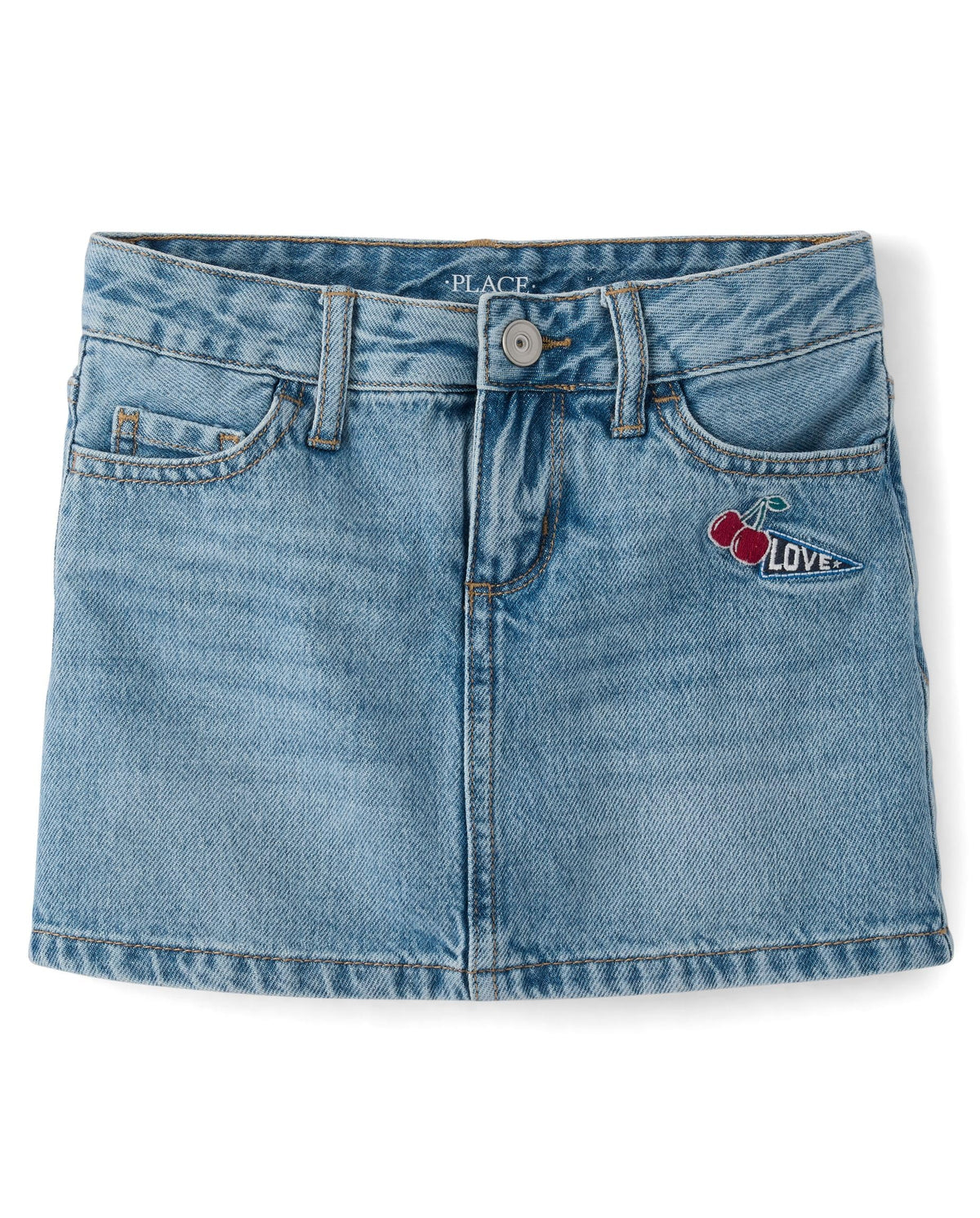 The Children's Place Girls' Everyday Denim Skirts and Skorts