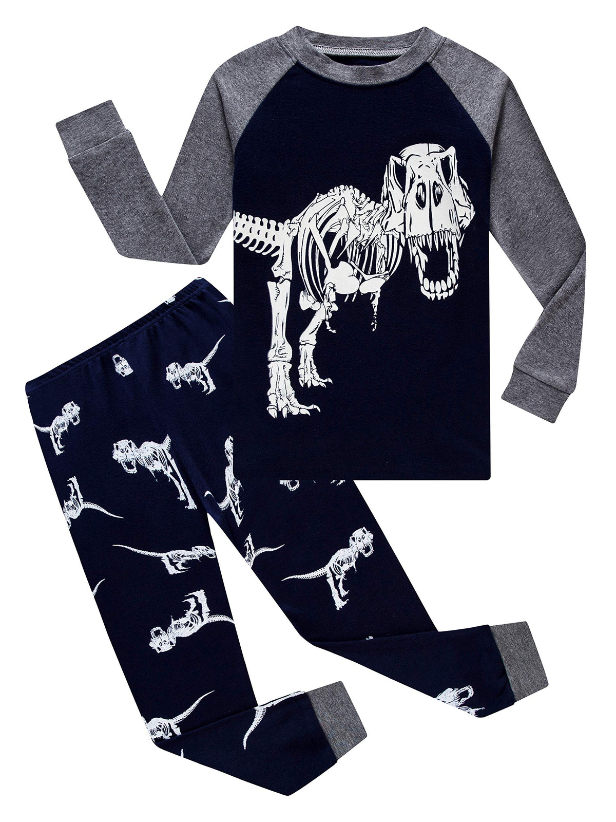 Family Feeling Little Boys Pajamas Sets 100% Cotton Long sleeve Pjs