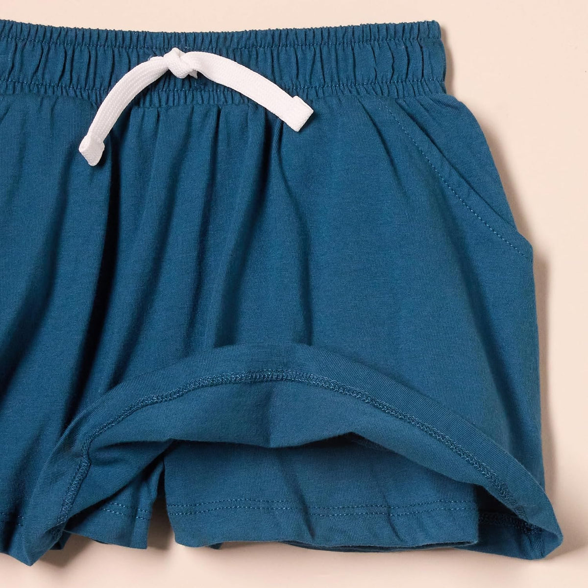 Amazon Essentials Girls and Toddlers' Knit Skorts with Elastic Waist and Built-in Shorts, Pack of 3