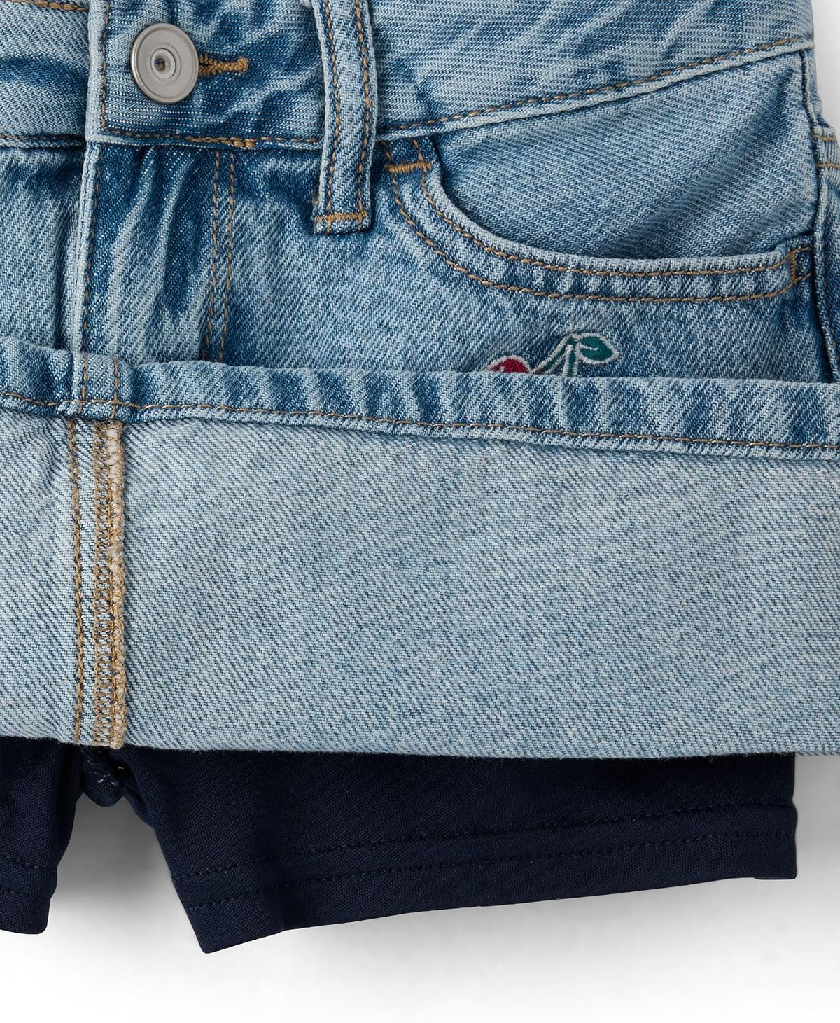 The Children's Place Girls' Everyday Denim Skirts and Skorts