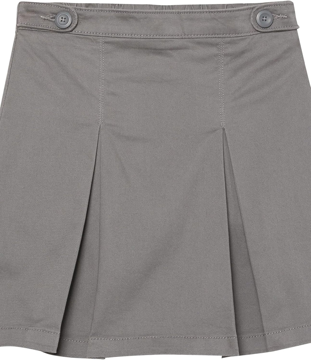 Amazon Essentials Girls' Pleated Uniform Skorts with Built-in Shorts, Pull-on, Stretchy, Multipacks