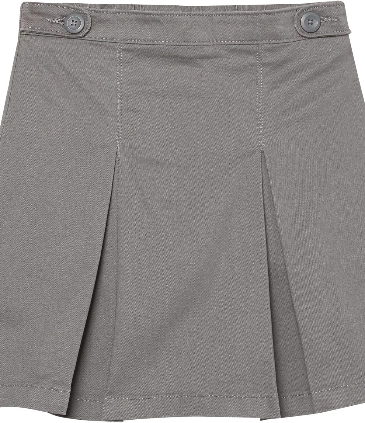 Amazon Essentials Girls' Pleated Uniform Skorts with Built-in Shorts, Pull-on, Stretchy, Multipacks