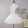 Women's 6-Layer Soft Polyester Sheer Tulle Tiered Petticoat Tutu - Voluminous Underskirt for Dresses, Casual Skirt, Fashion Accessory, Tiered Skirt