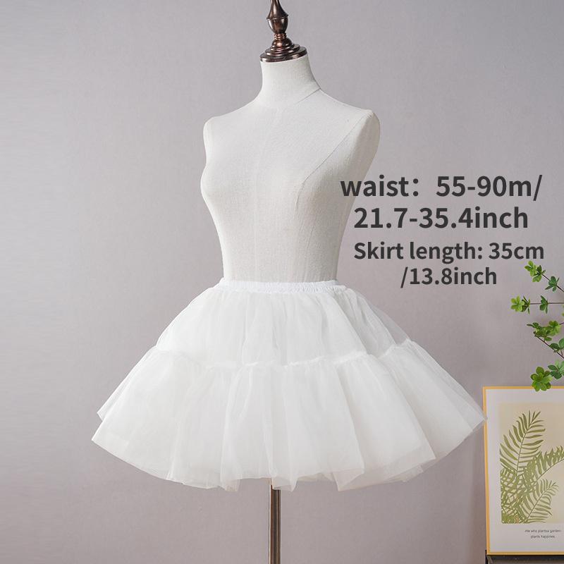 Women's 6-Layer Soft Polyester Sheer Tulle Tiered Petticoat Tutu - Voluminous Underskirt for Dresses, Casual Skirt, Fashion Accessory, Tiered Skirt