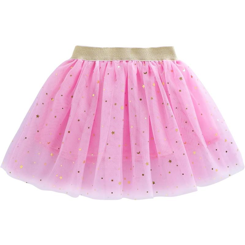 KF5-CPA025 Girls Layered Rainbow Tutu Skirt Dance Dress Ruffle Tiered Clubwear