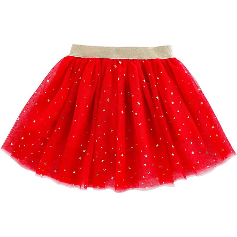 KF5-CPA025 Girls Layered Rainbow Tutu Skirt Dance Dress Ruffle Tiered Clubwear
