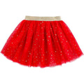 KF5-CPA025 Girls Layered Rainbow Tutu Skirt Dance Dress Ruffle Tiered Clubwear