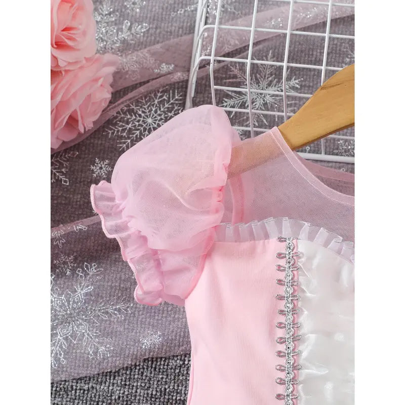 Girl's Fluffy Mesh Ballet Tutu Skirt