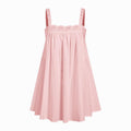 Cider Cotton Square Neck  Eyelet Smock Mini Nightdress